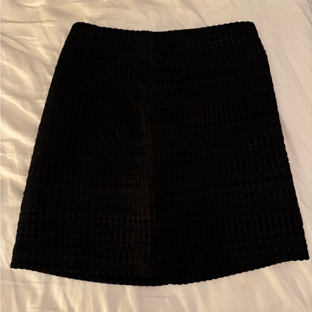 H & M Black Women's Skirt - knitted feel